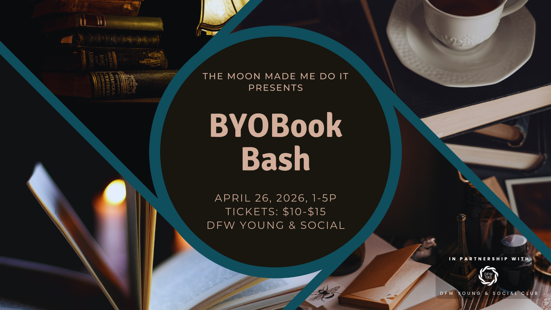 BYOBook Bash by The Moon Made Me Do It