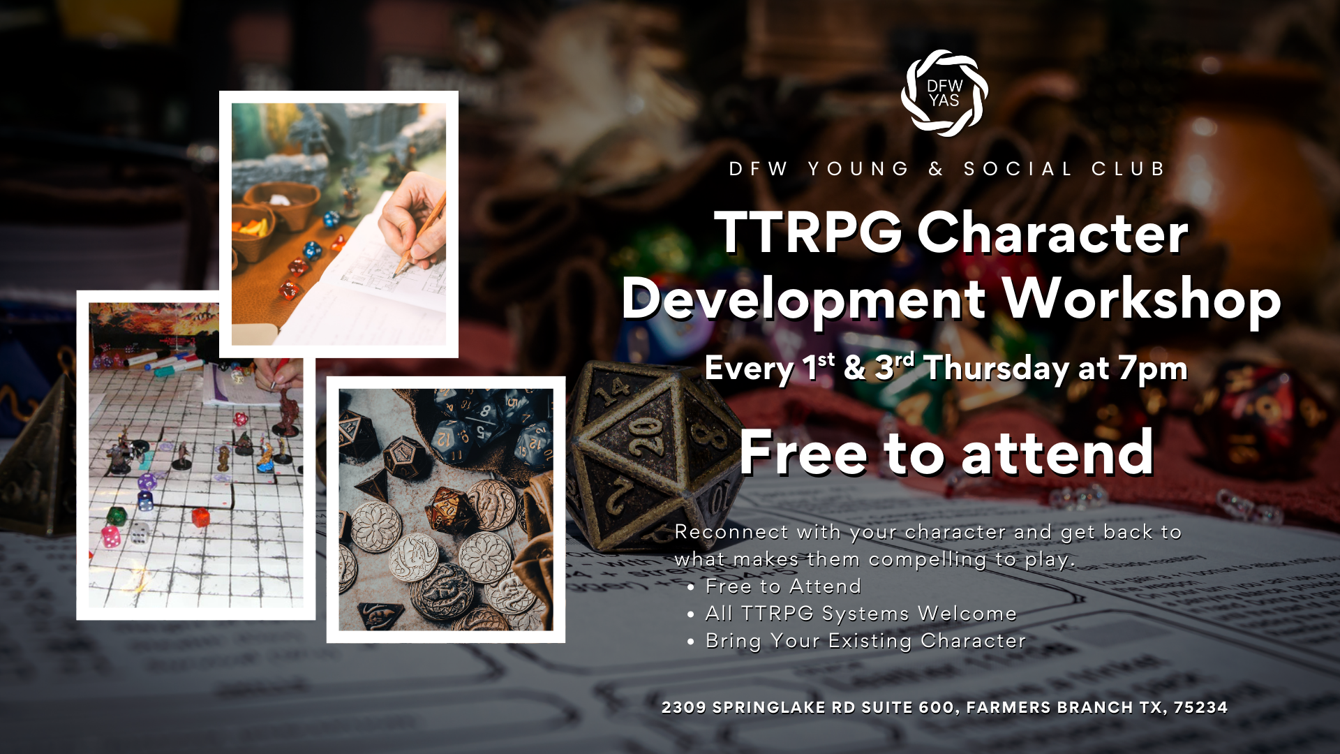 TTRPG Character Development Workshop
