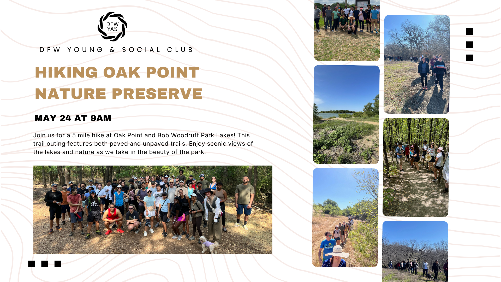 Hiking Oak Point Nature Preserve