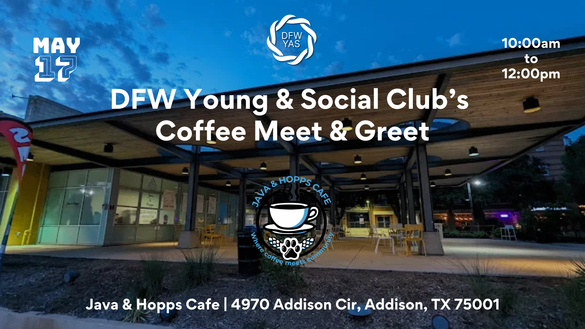 Coffee Meet &amp; Greet at Java &amp; Hopps