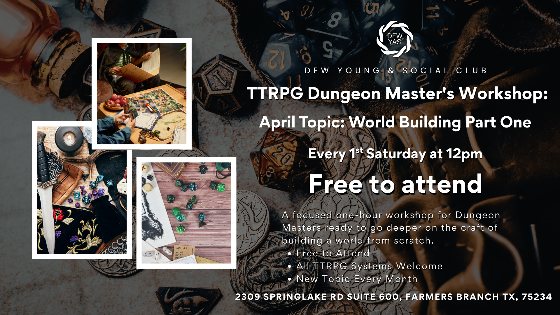 TTRPG Dungeon Master's Workshop: World Building Part One