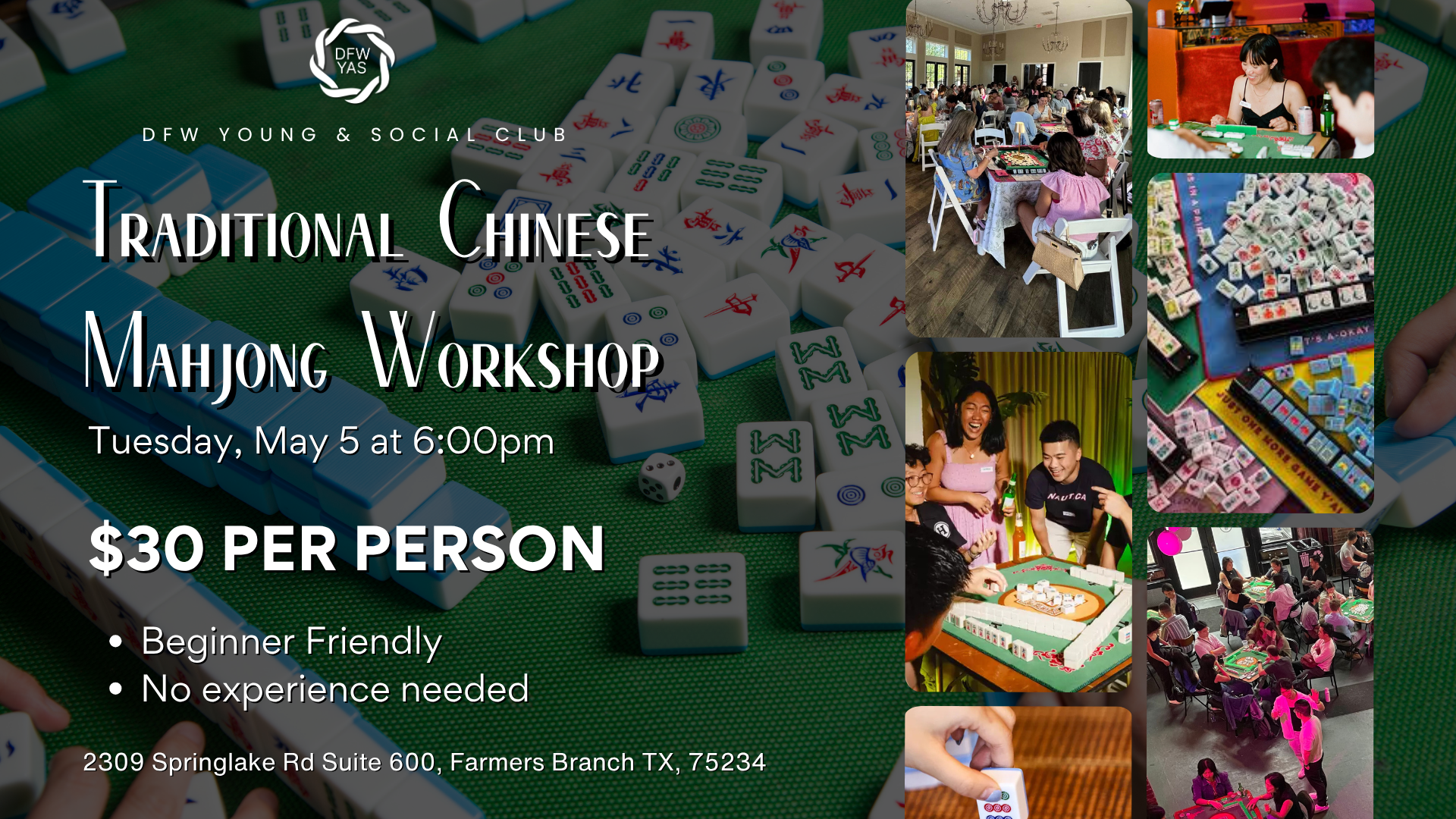 Traditional Chinese Mahjong Workshop