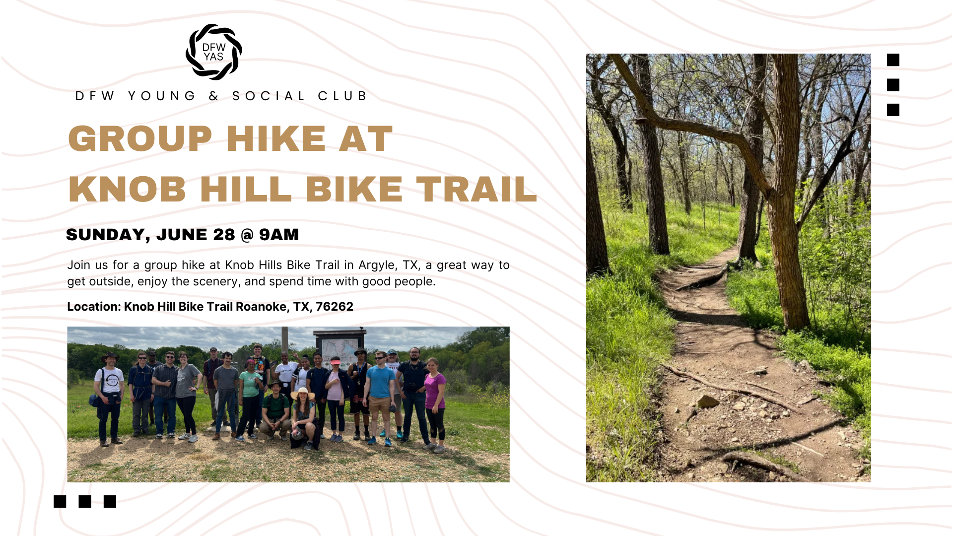 Group Hike at Knob Hill Bike Trail