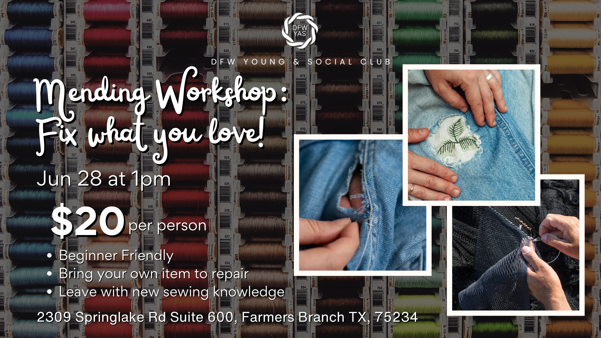 Mending Workshop: Fix What You Love