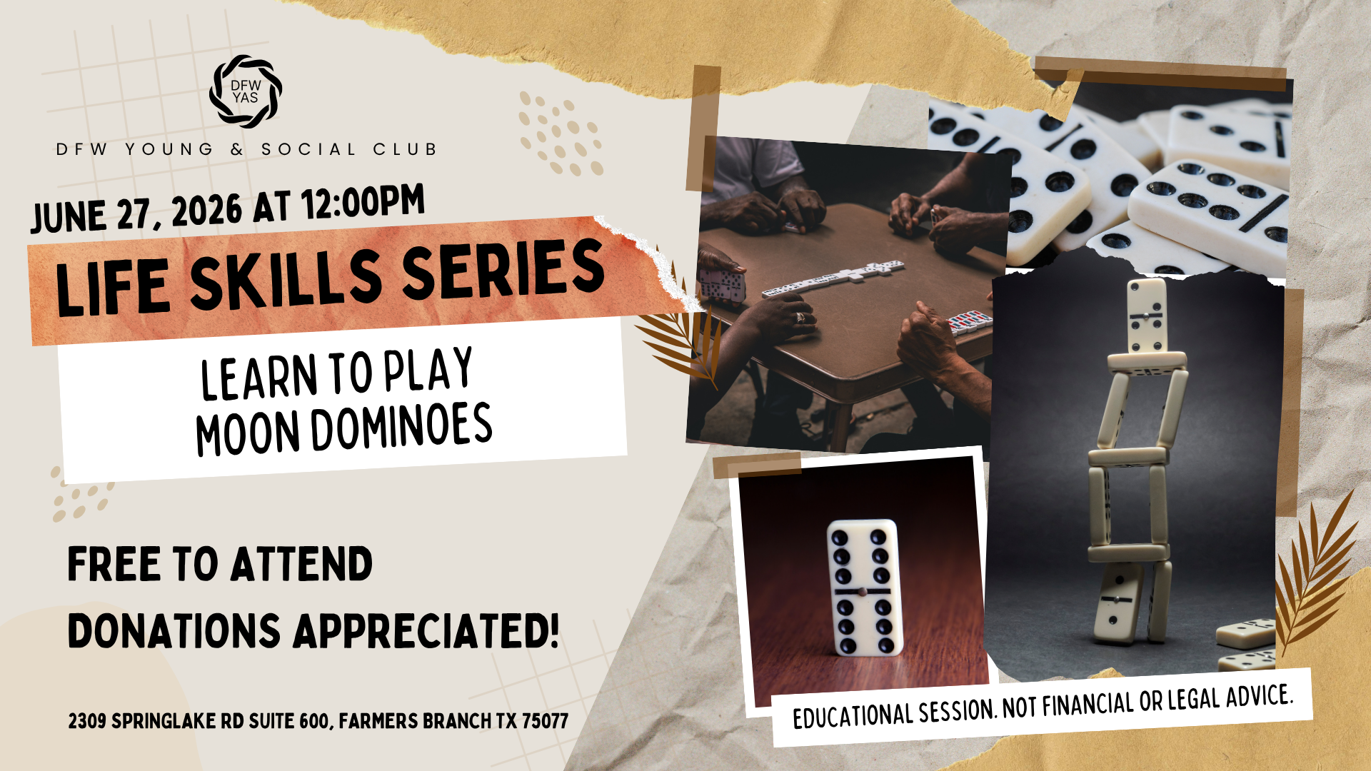 Learn to Play Moon Dominoes | Life Skills Series
