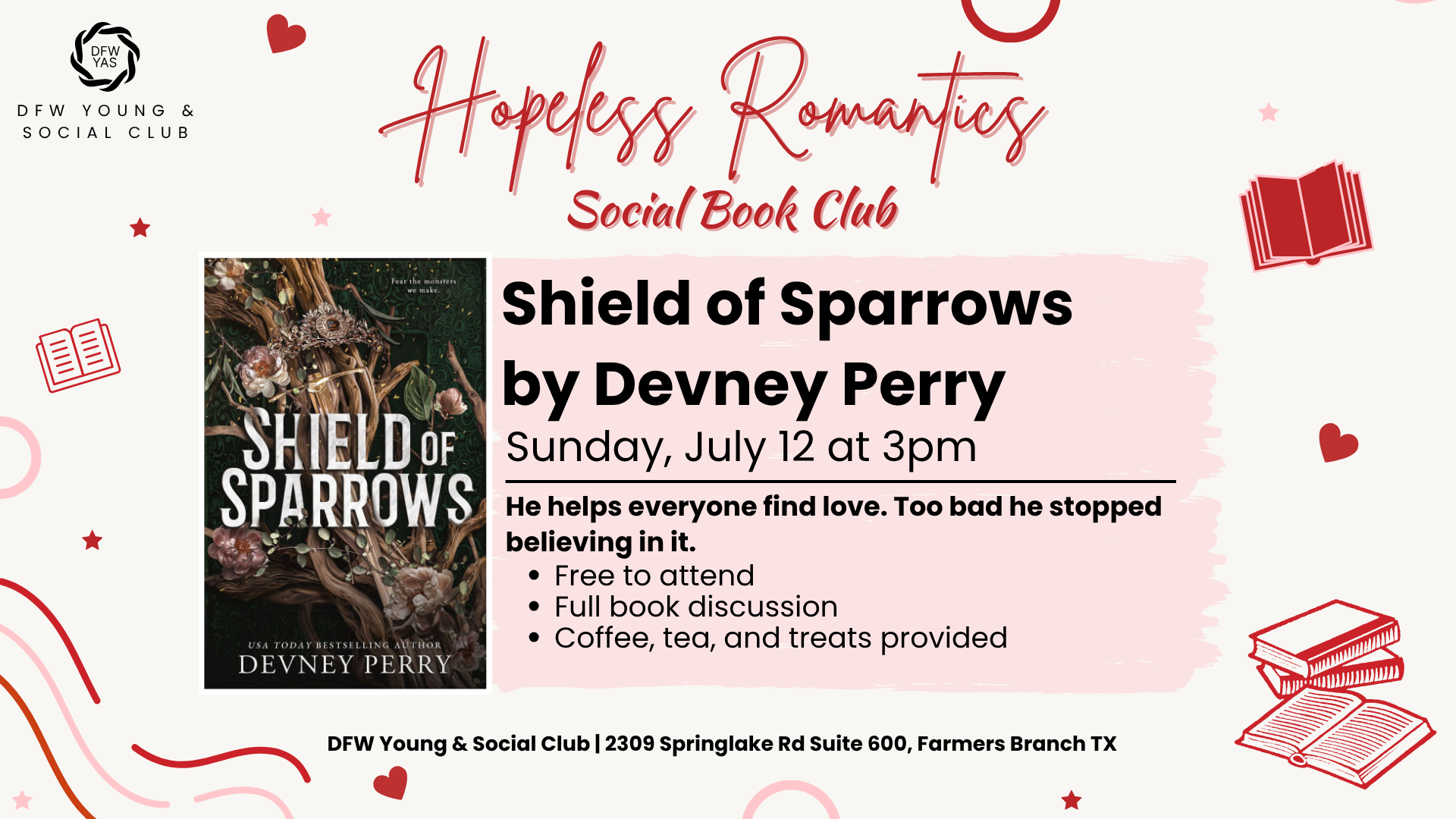 Shield of Sparrows | Hopeless Romantics Book Club