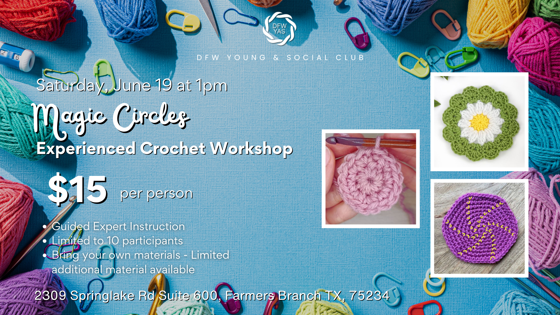 Magic Circle Crochet Workshop