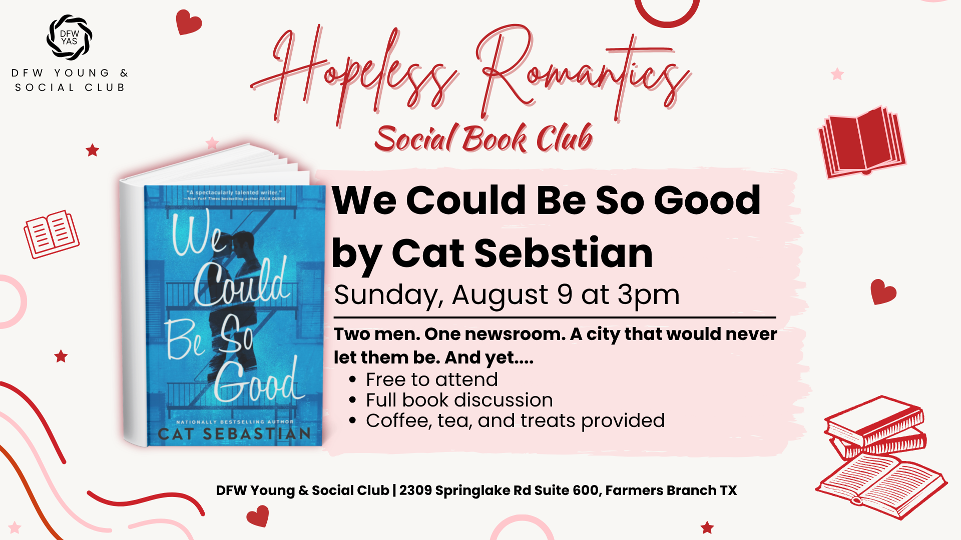 We Could Be So Good | Hopeless Romantics Book Club