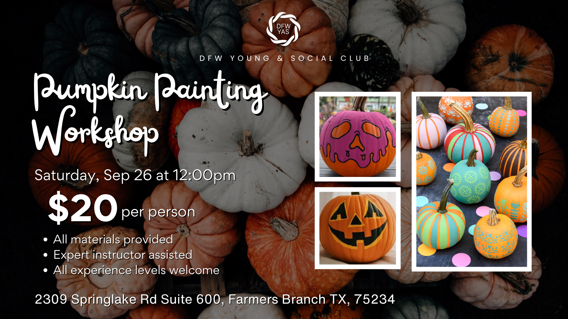 Pumpkin Painting Workshop