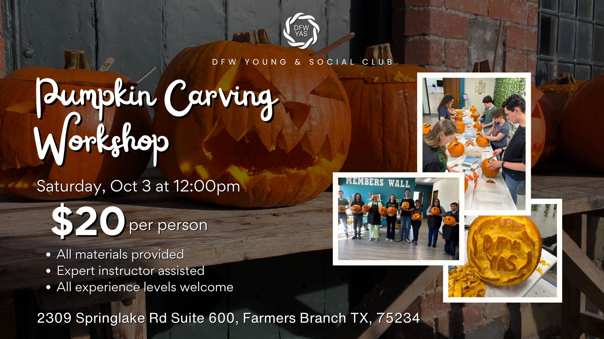 Pumpkin Carving Workshop