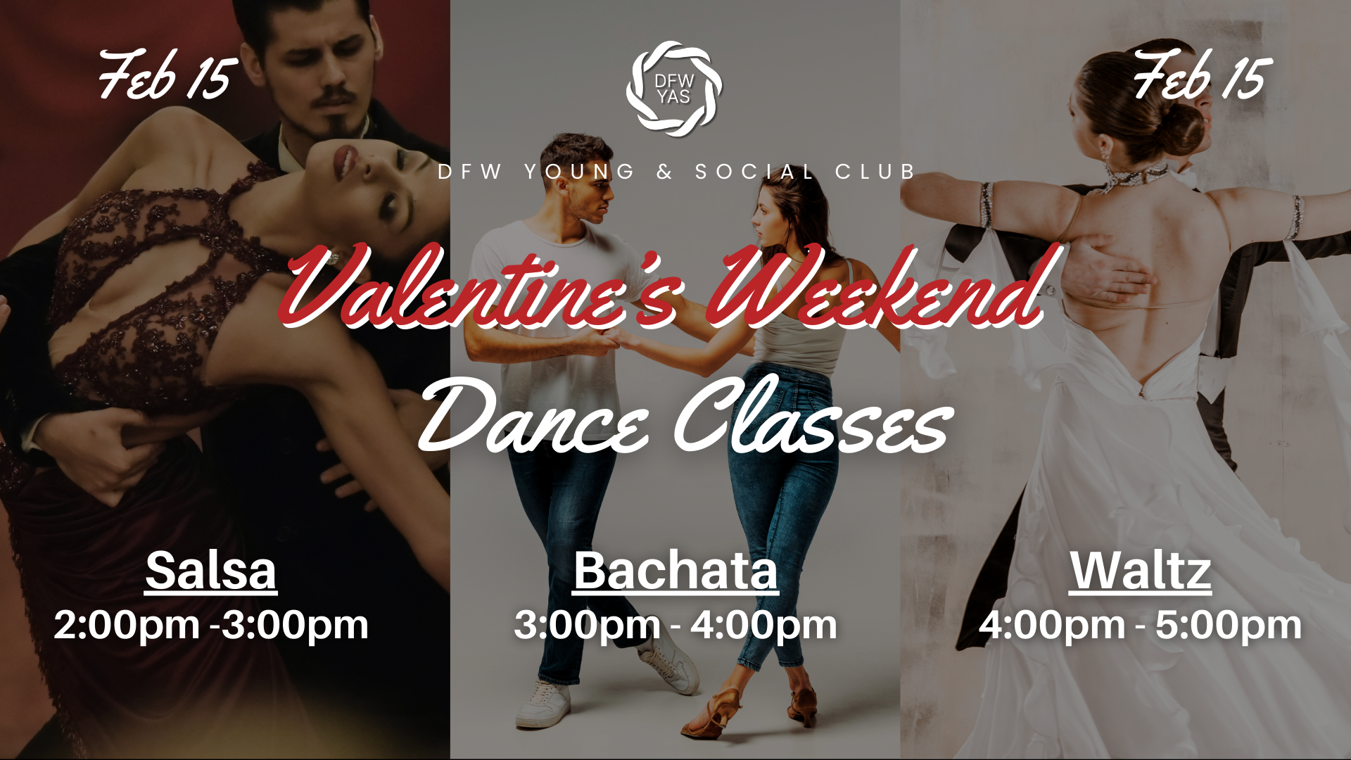 Valentine’s Weekend Beginner Salsa Dance Class (Sunday)