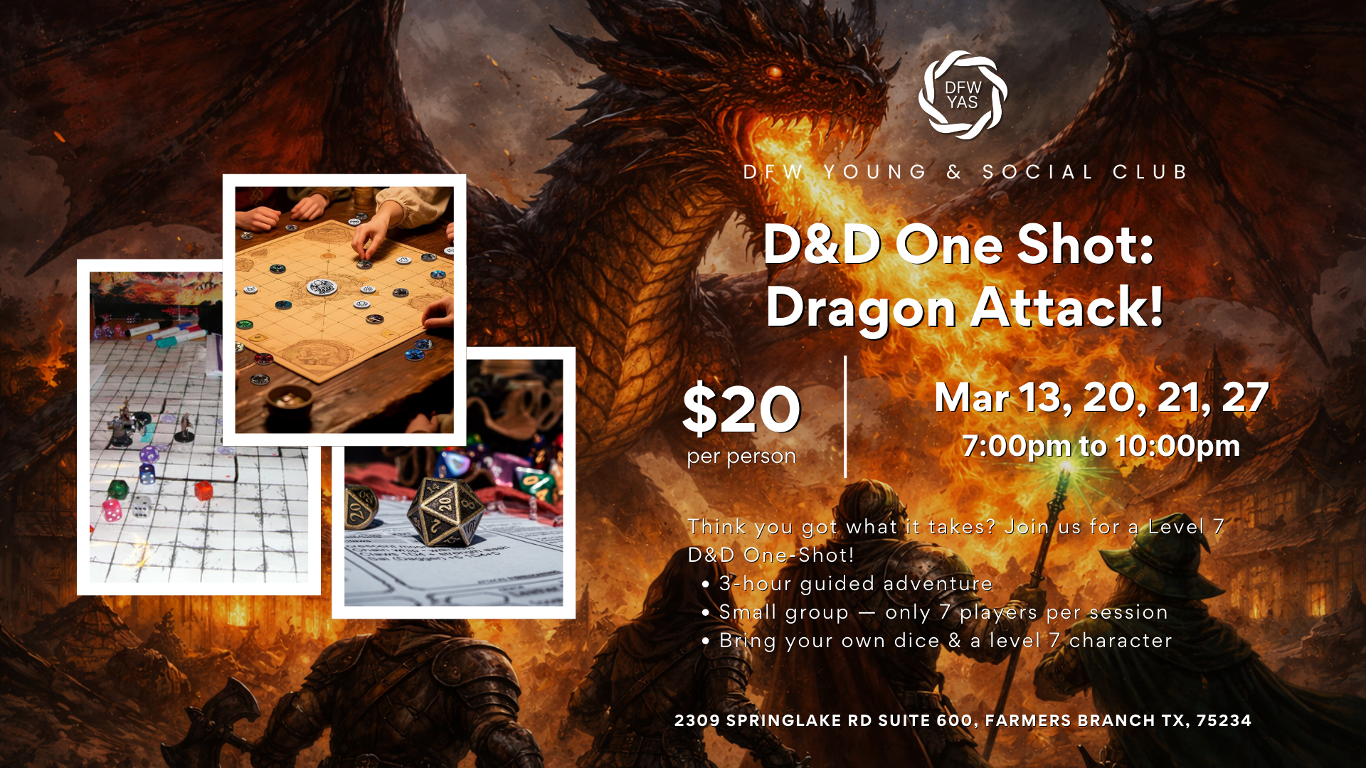 Dungeon and Dragons One Shot: Dragon Attack!