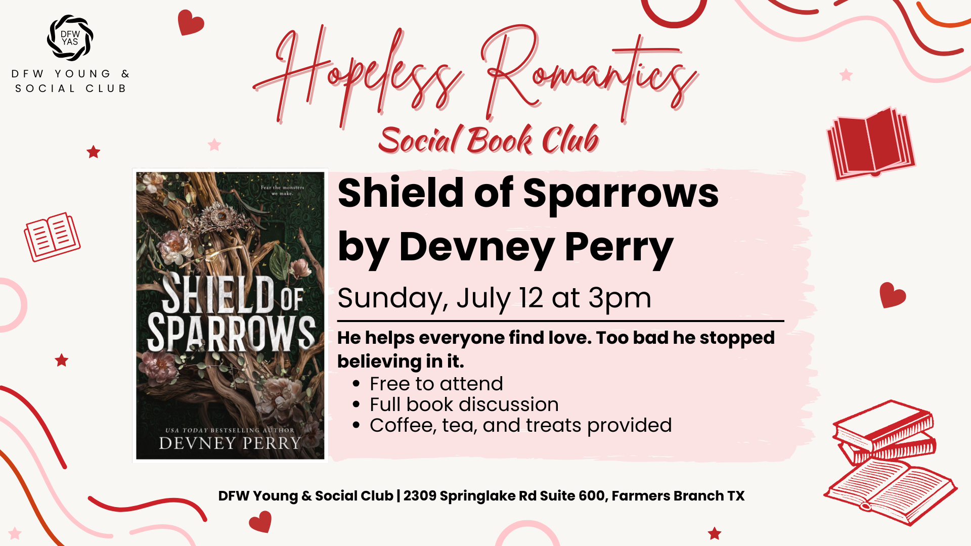 Shield of Sparrows | Hopeless Romantics Book Club