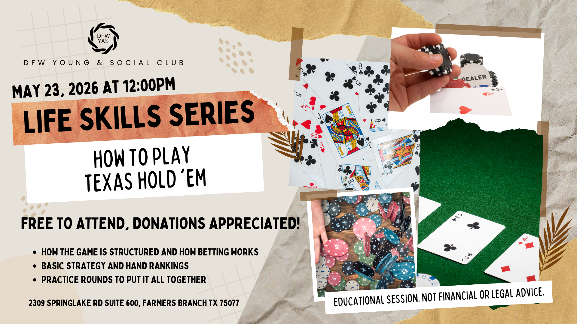 How to Play Texas Hold 'Em | Life Skills Series
