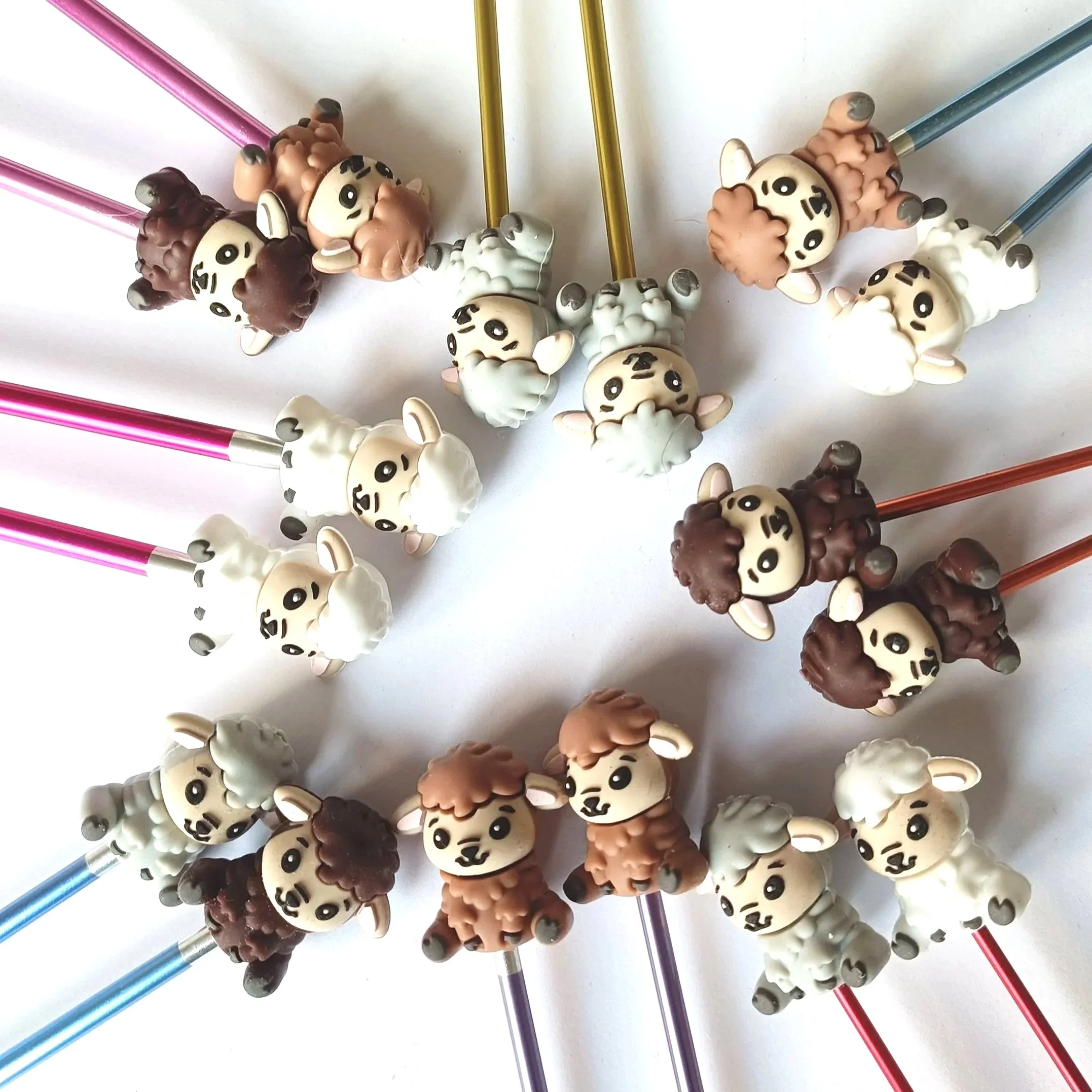 Sheep Needle Toppers set 2