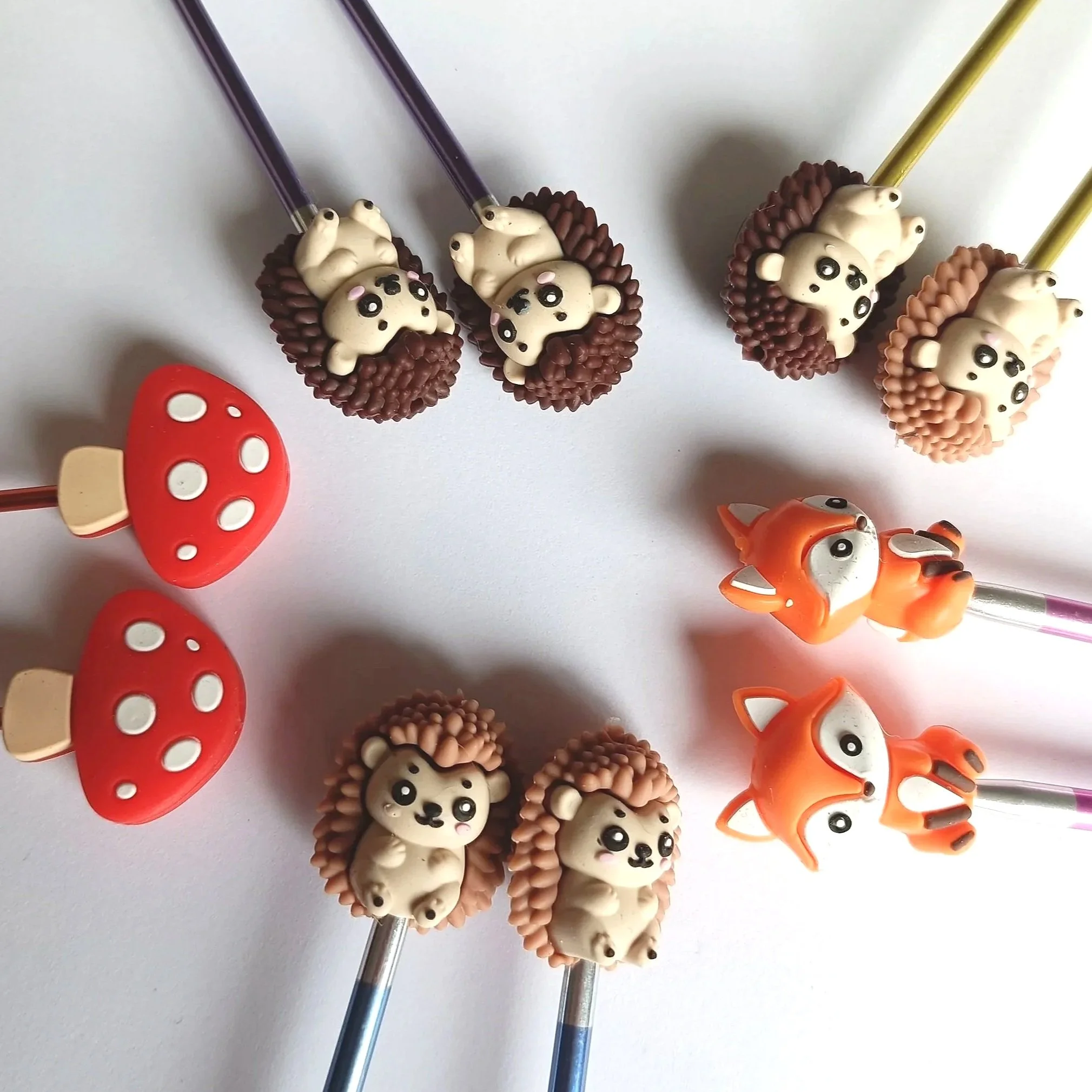 Woodland Needle Toppers set 2