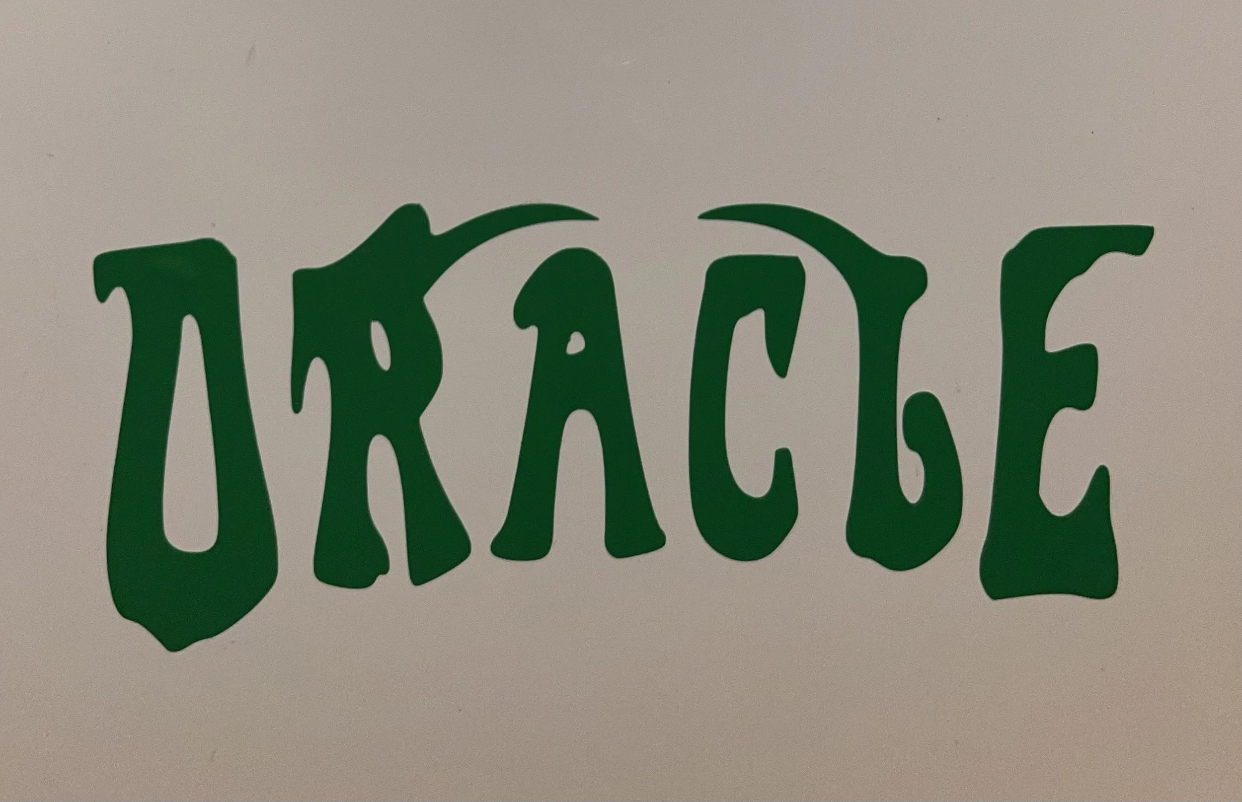 Oracle Vinyl Decal