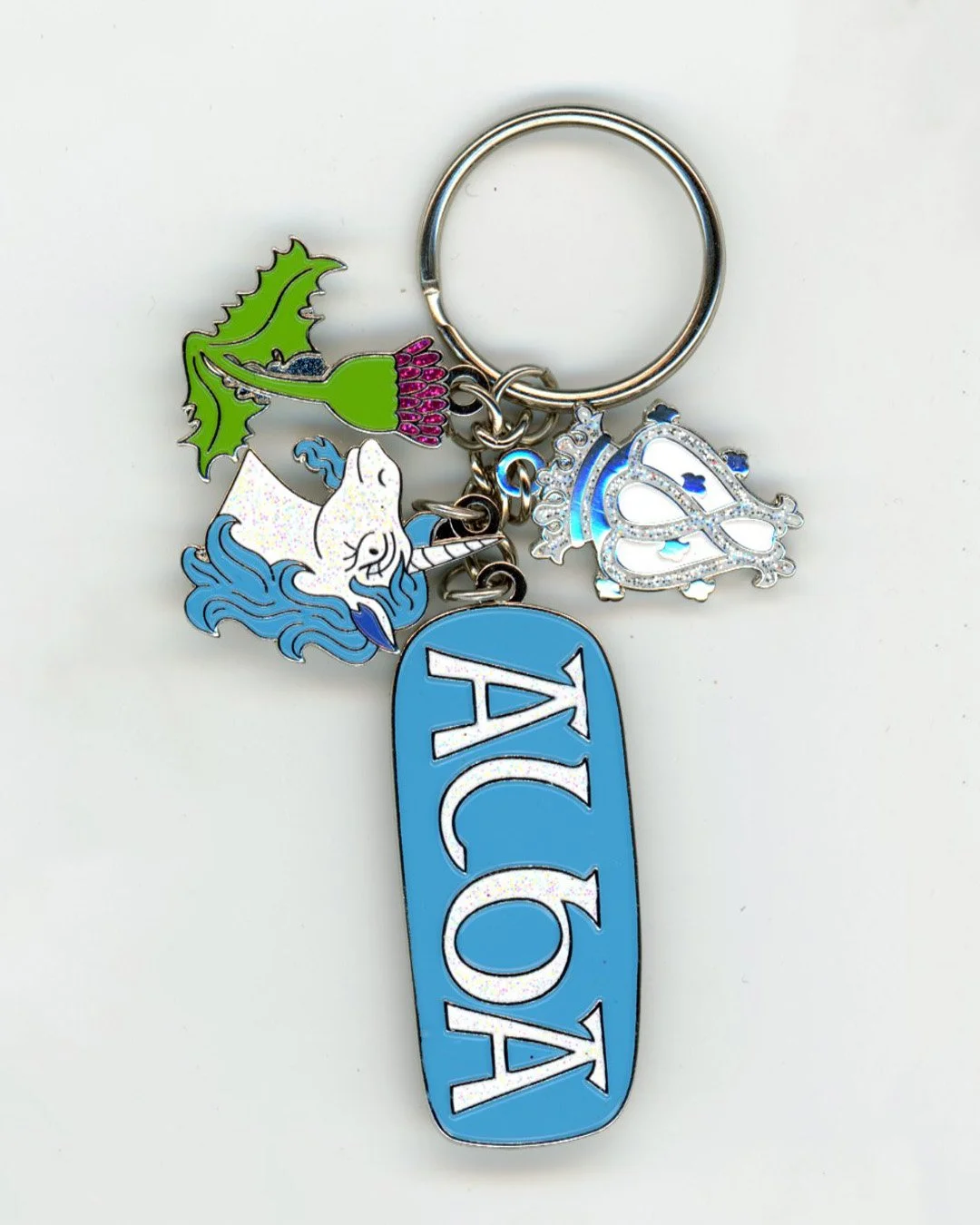 Alba Charm Glitter Keyring