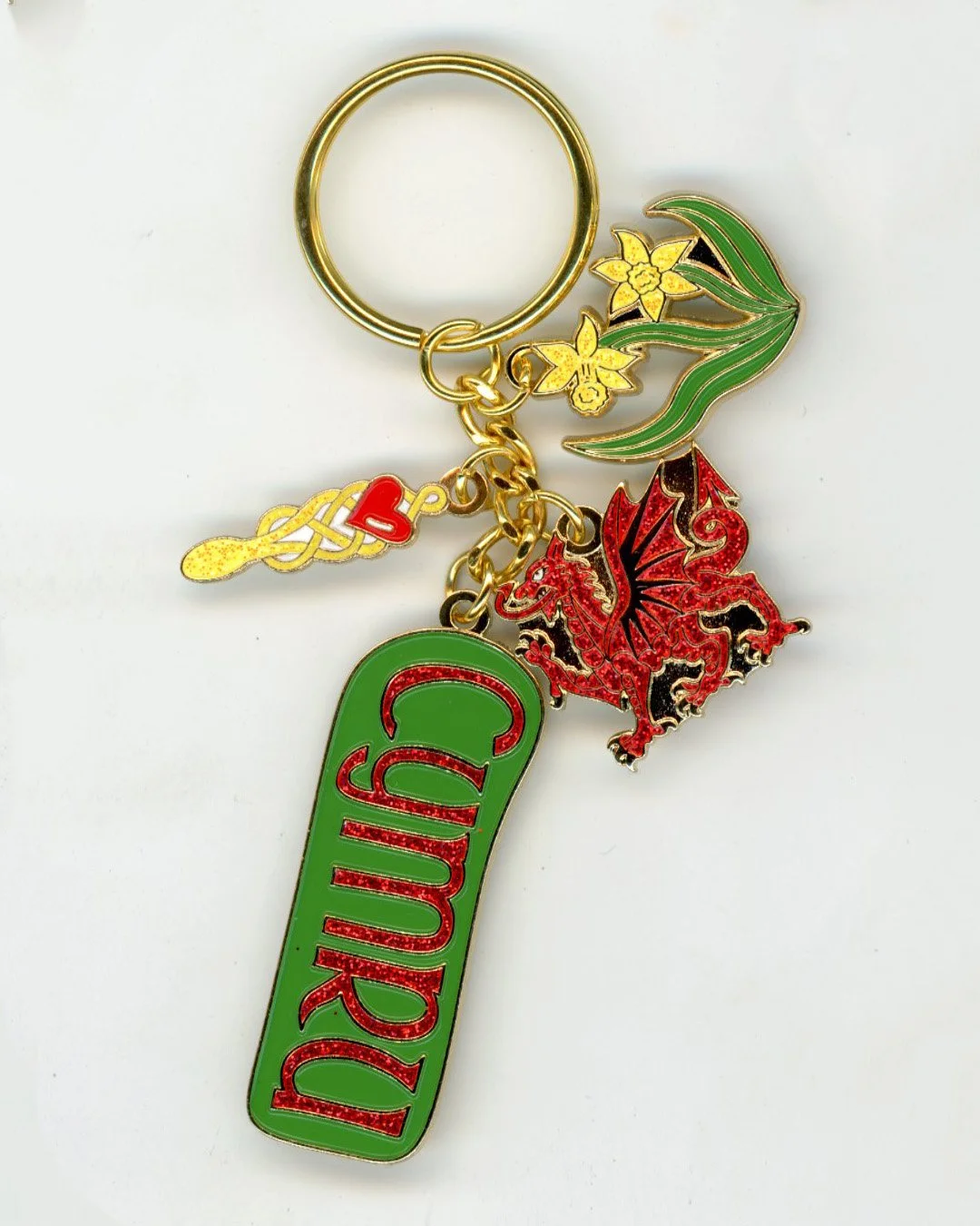 Cymru Charm Keyring