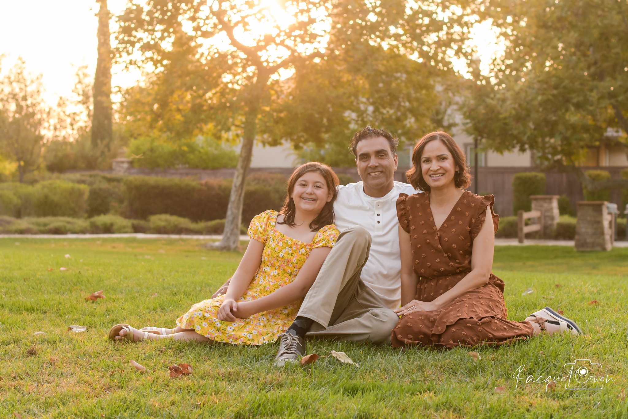 A Family of 3 - Fall Mini Session in Elk Grove Parks