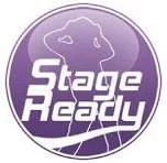 Stage Ready logo with a purple background and white text
