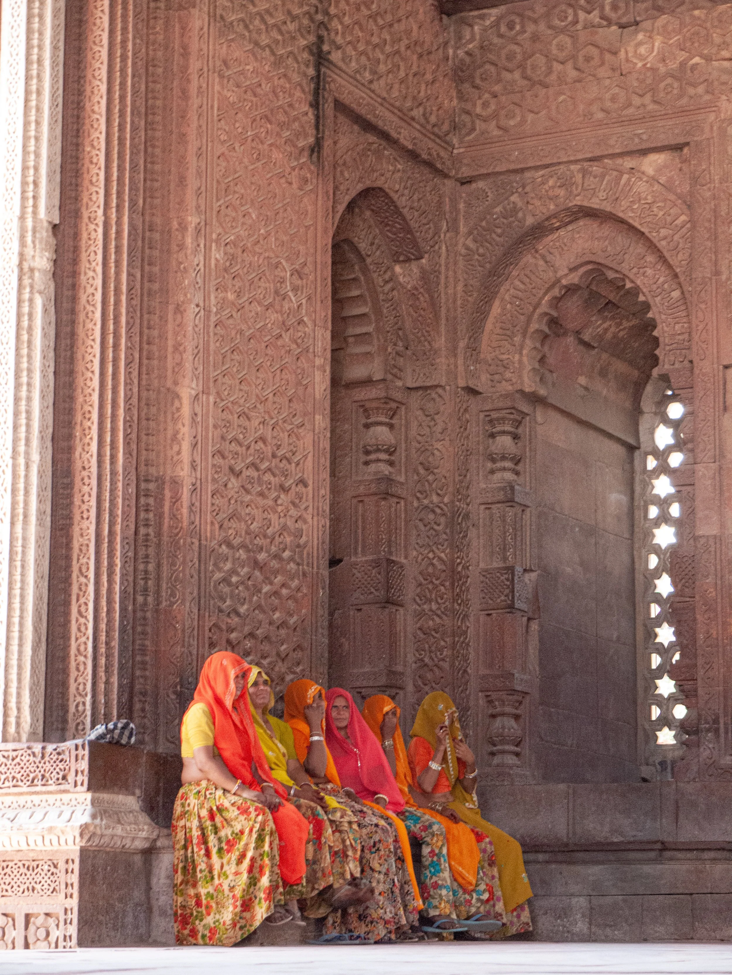 Saffron and gold - Fatehpur Sikri, India