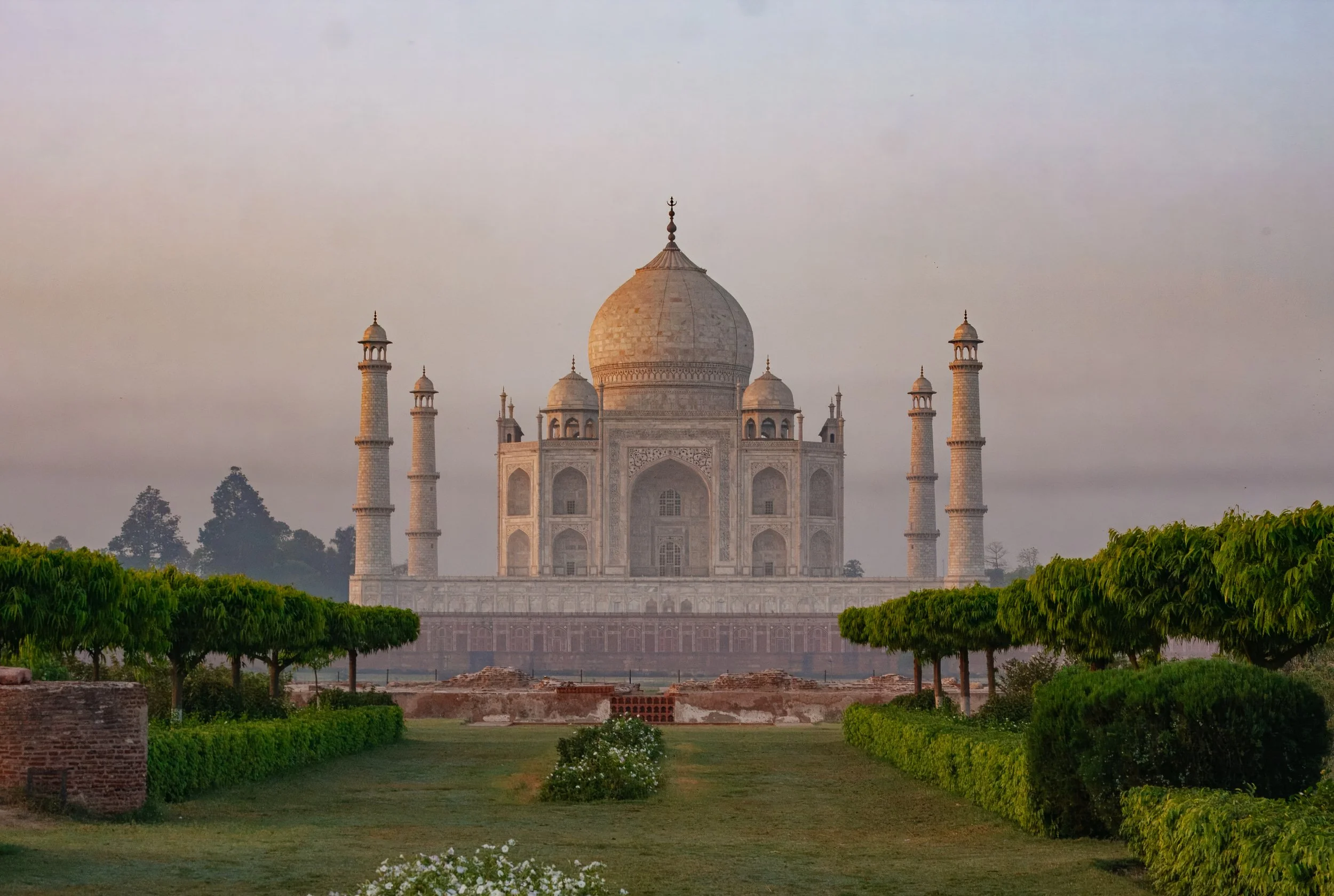 Taj Mahal at sunrise - Agra, India