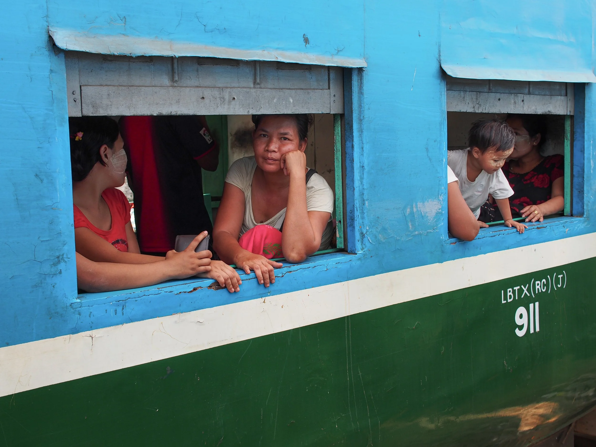Window seat - Rangoon, Burma