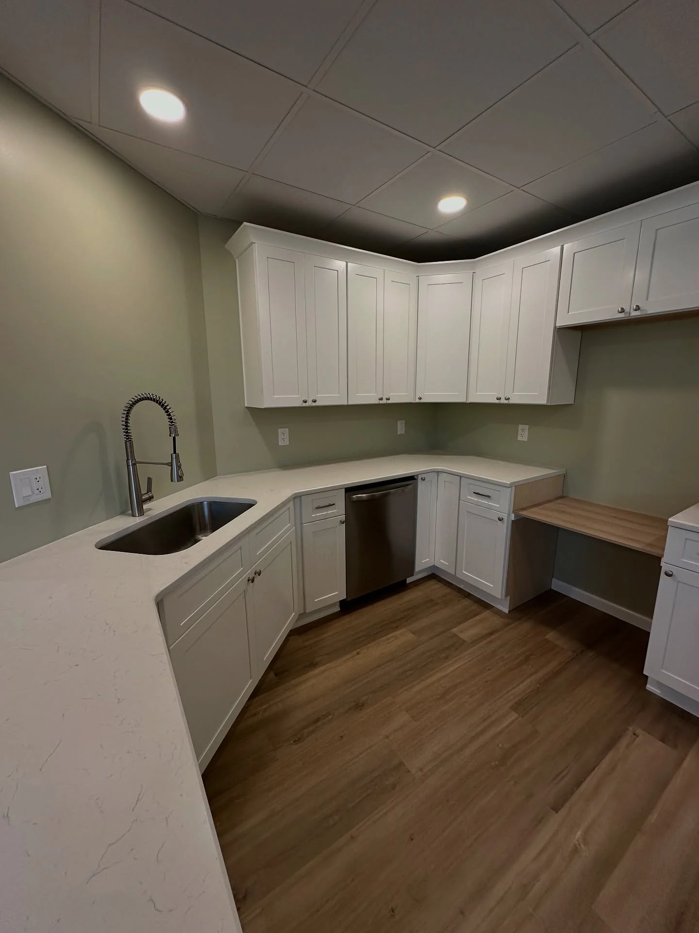 This project finally coming to an end! Thanks to Matt and Leah for the help on kitchen!