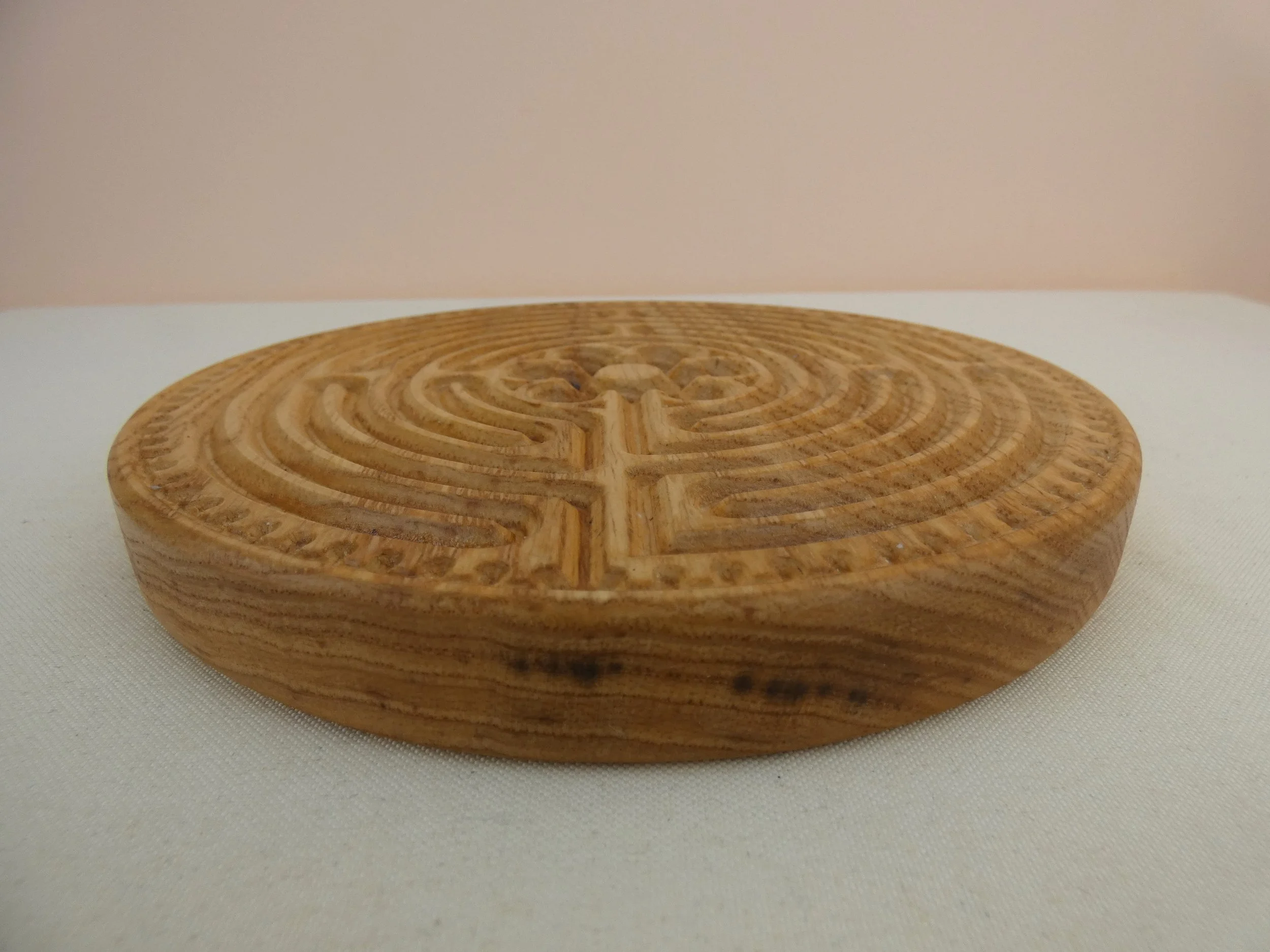 Wooden ash Chartres meditation finger labyrinth — The Grain Attraction