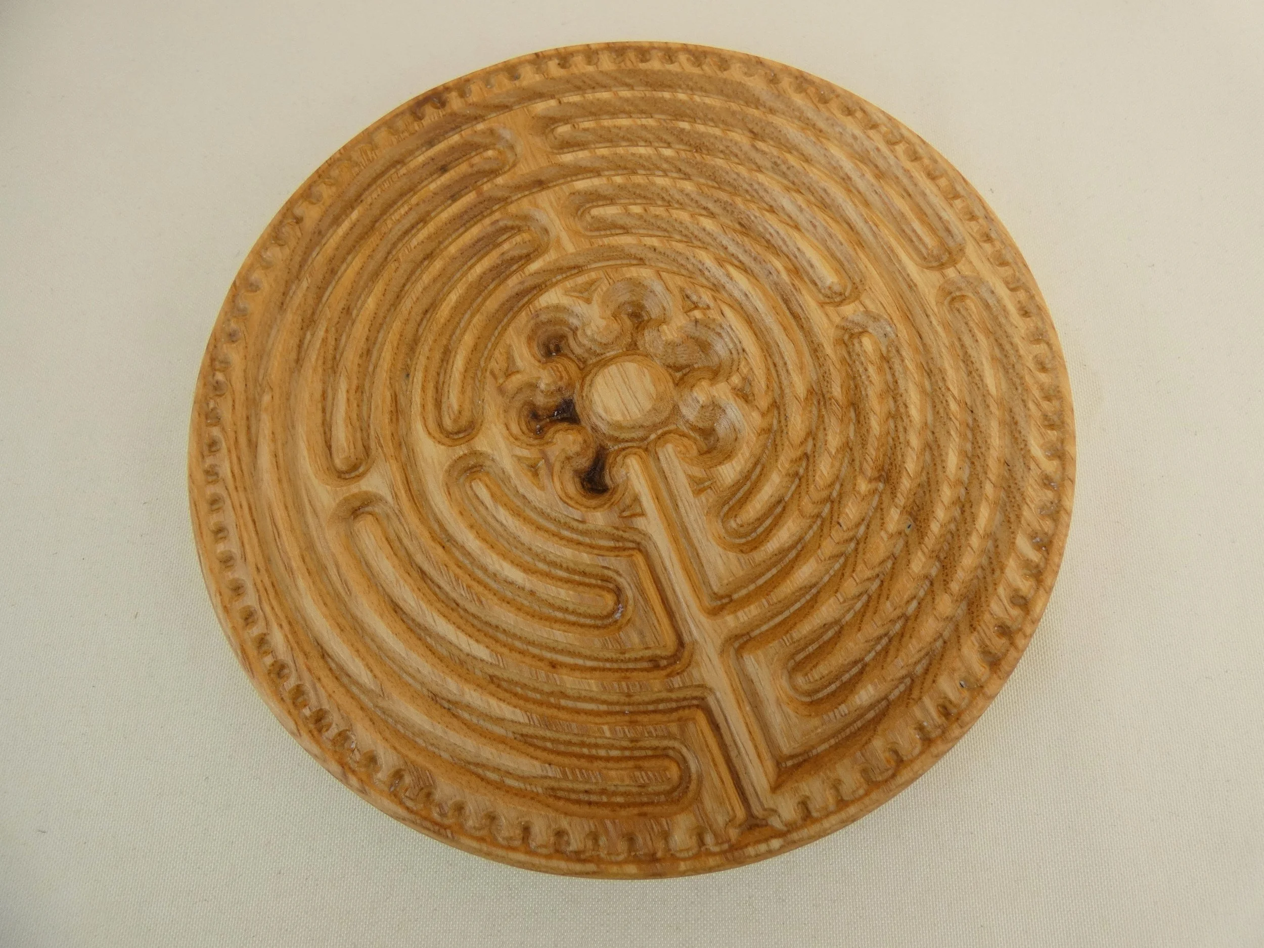 Wooden ash Chartres meditation finger labyrinth — The Grain Attraction