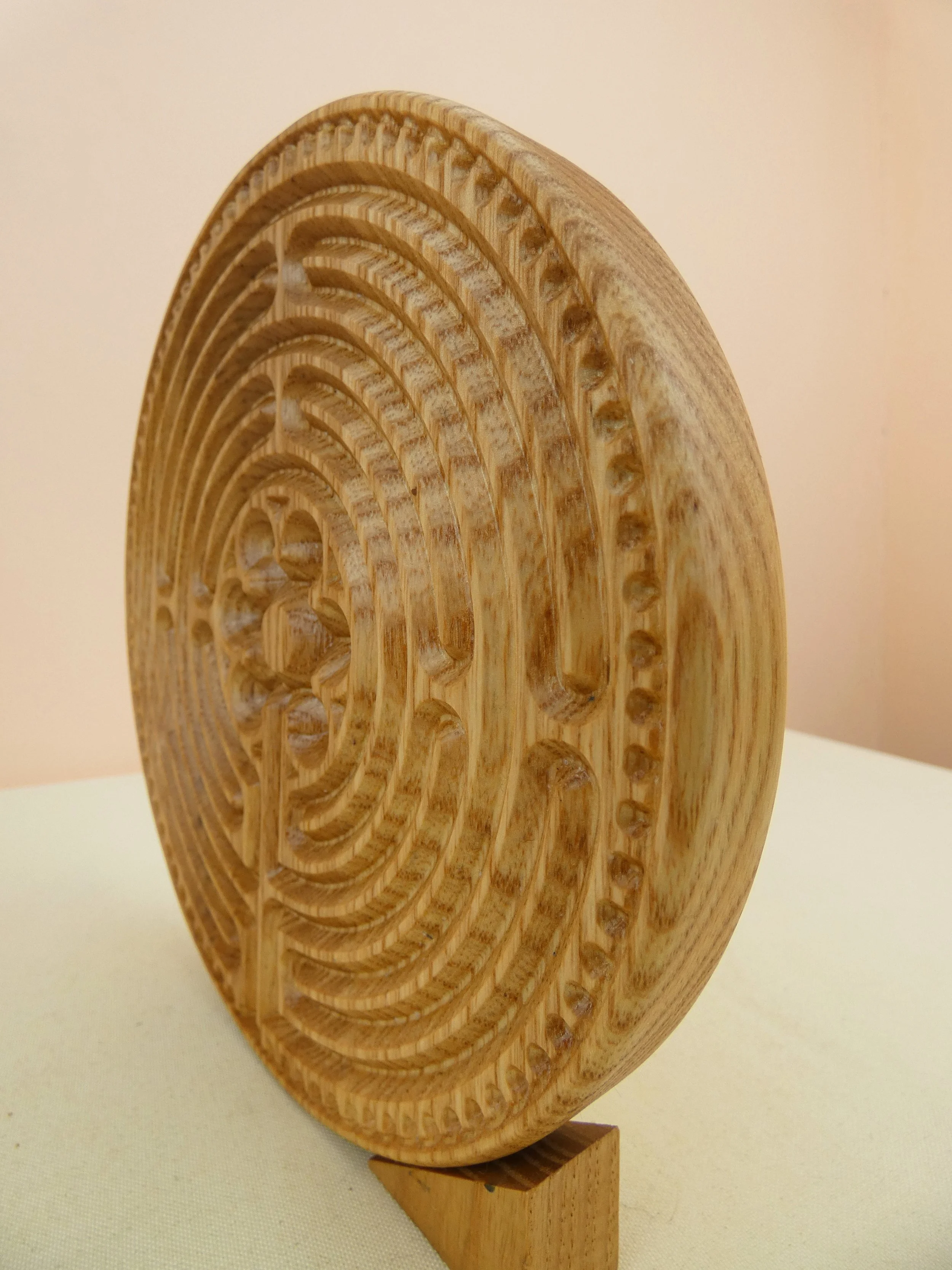 Wooden ash Chartres meditation finger labyrinth — The Grain Attraction