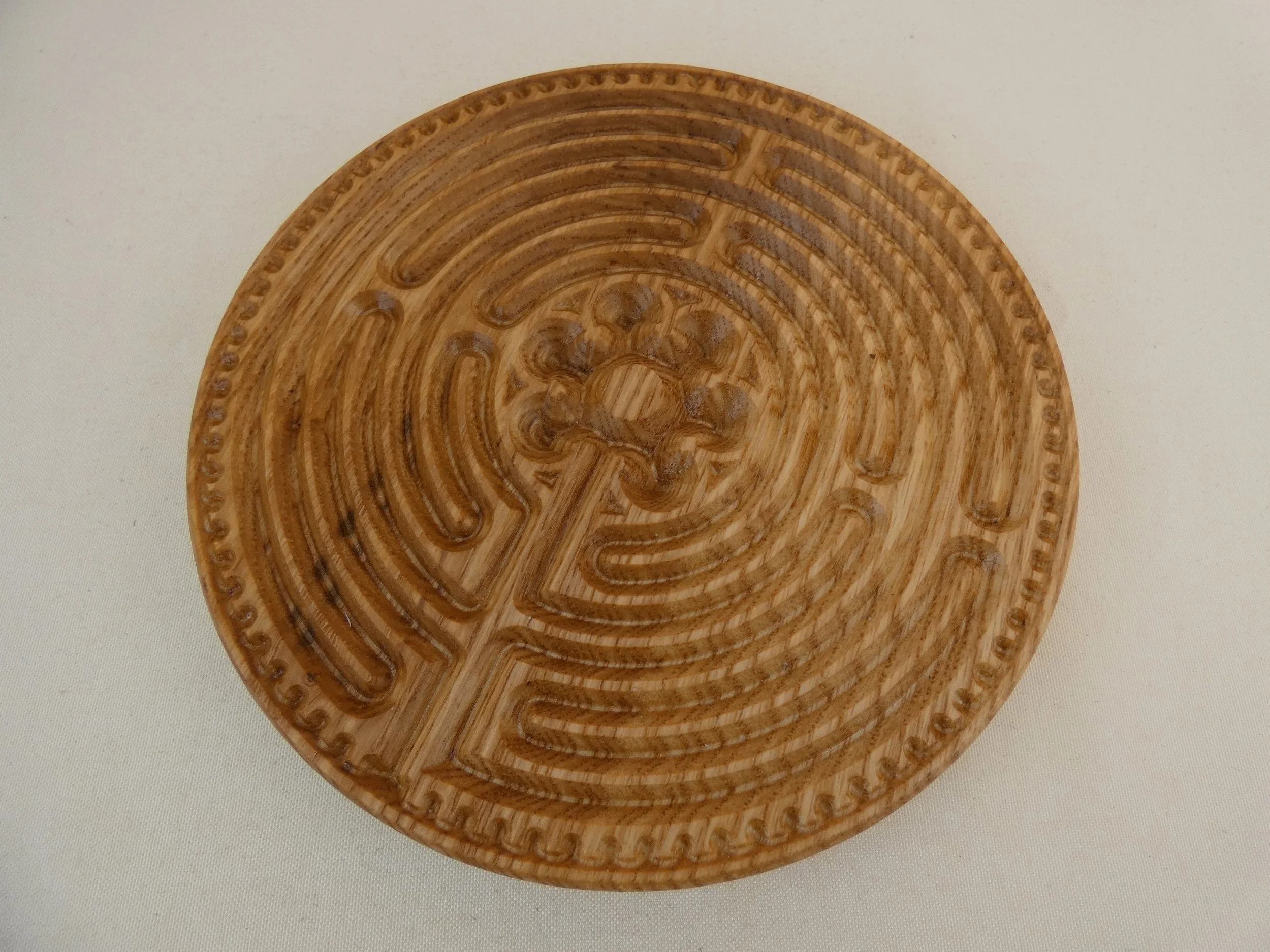Wooden ash Chartres meditation finger labyrinth — The Grain Attraction