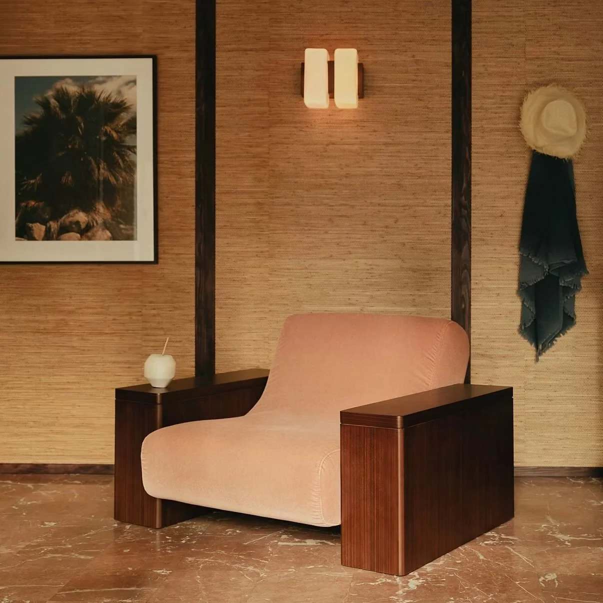 Jet Set Armchair by Rudy Guenaire Upholstery by @dedarmilano