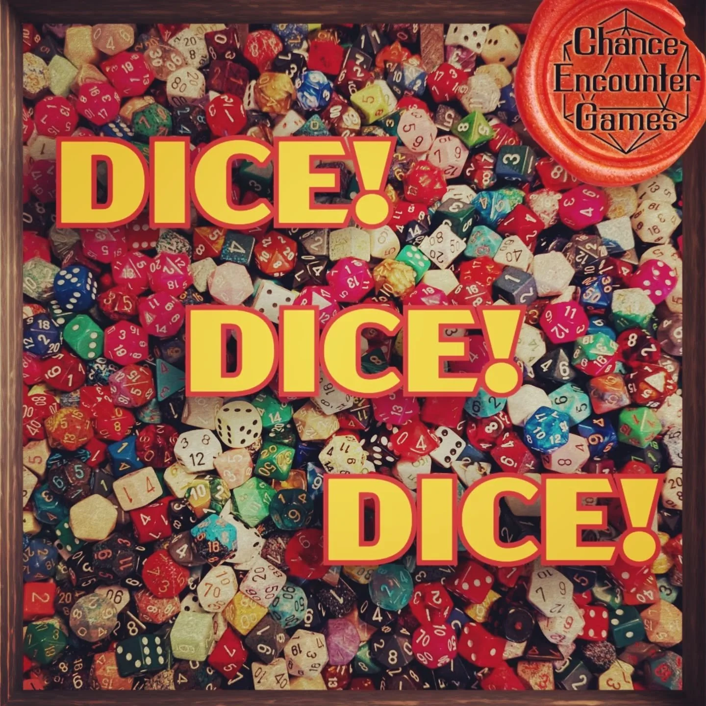 Want dice? We got dice! So many dice! New sets of dice from local creators, new lab dice from Chessex, squishy silicone dice, rainbow dice, mystery dice packs, tiny dice, big dice, and THIRTY POUNDS OF LOOSE DICE ($1 each, or 7/$6). Come roll some di