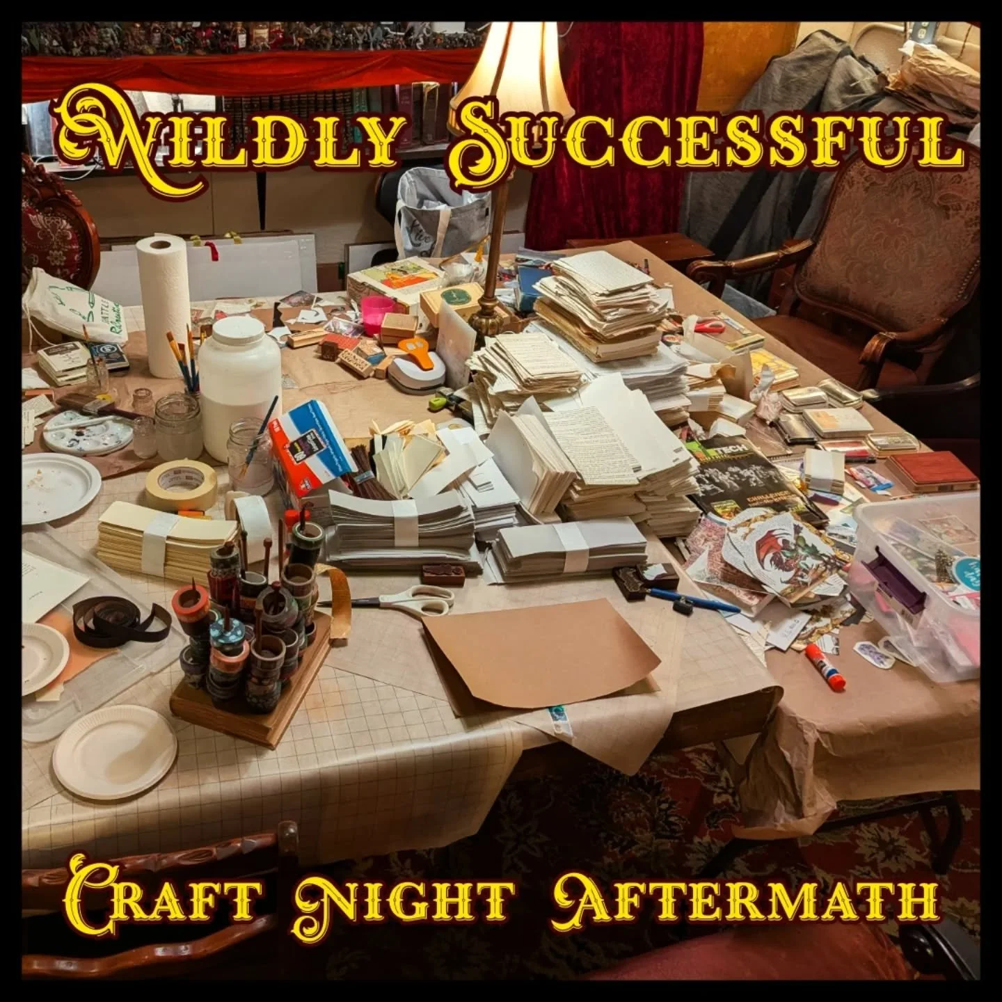 Thanks to everyone who came out to our inaugural collage craft night! This will absolutely be part of our regular rotation of free Friday events!