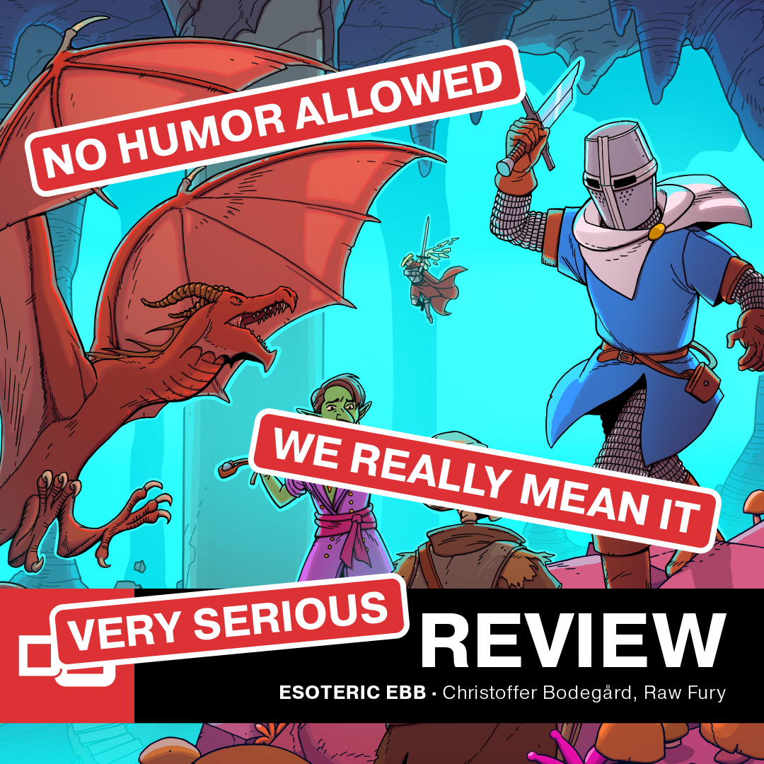 Dear Gamers, we seriously need to talk about the most serious review I have ever seriously written