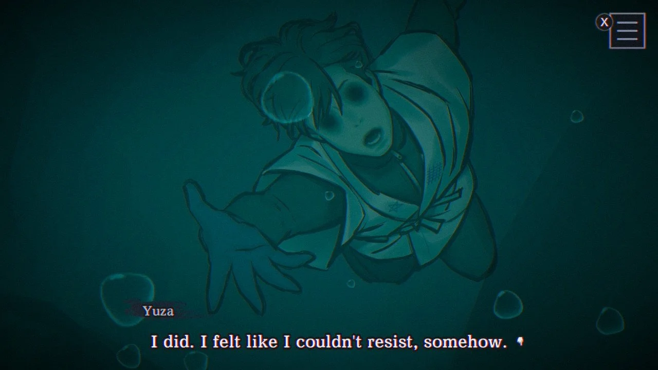 A ghostly underwater apparition