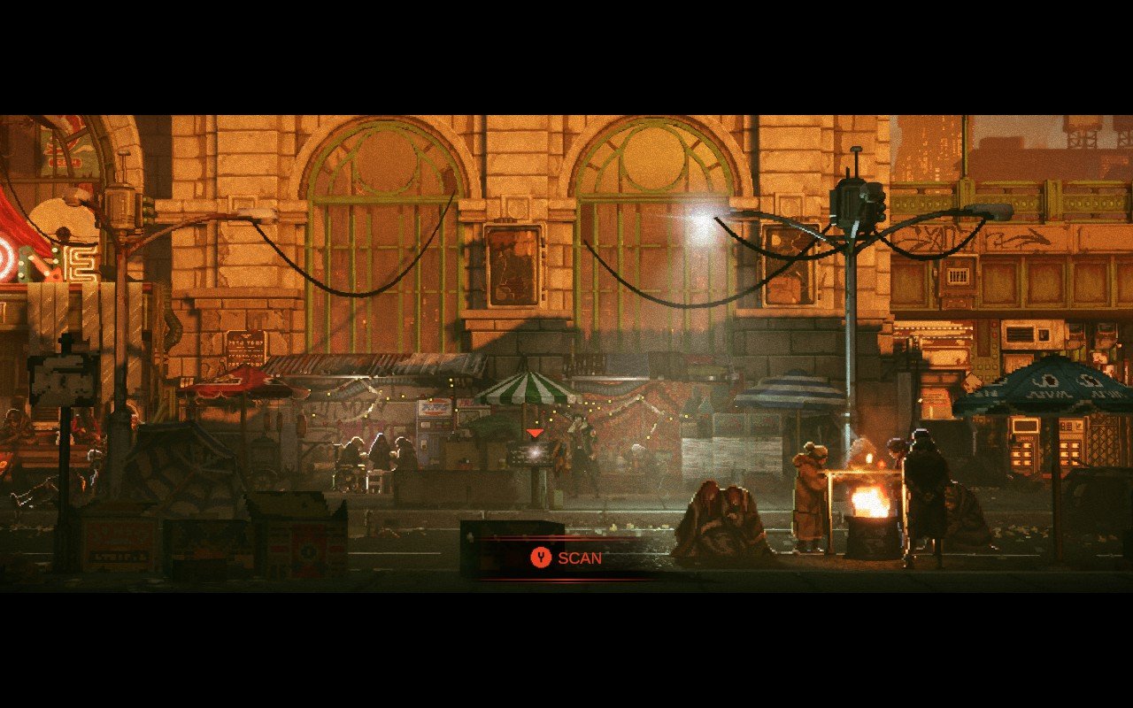 A prompt to scan a collectible in the game's Station area