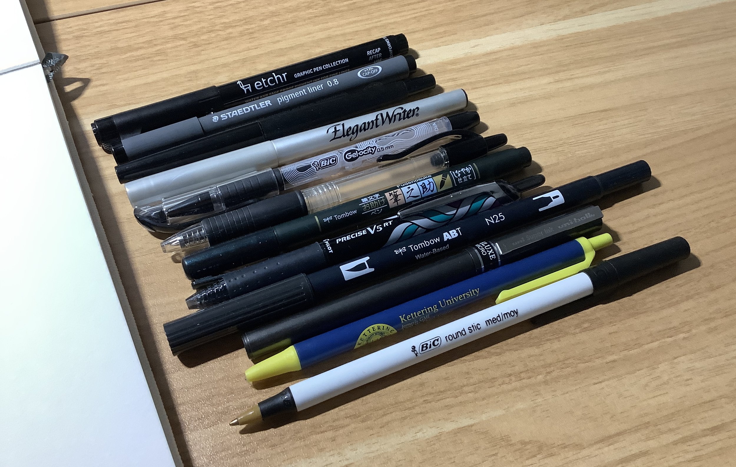 The Best Waterproof Pens for Watercolor - Ebb and Flow Creative Co