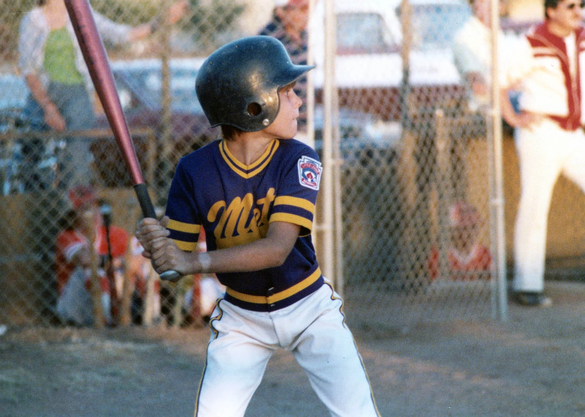 Andy at bat.