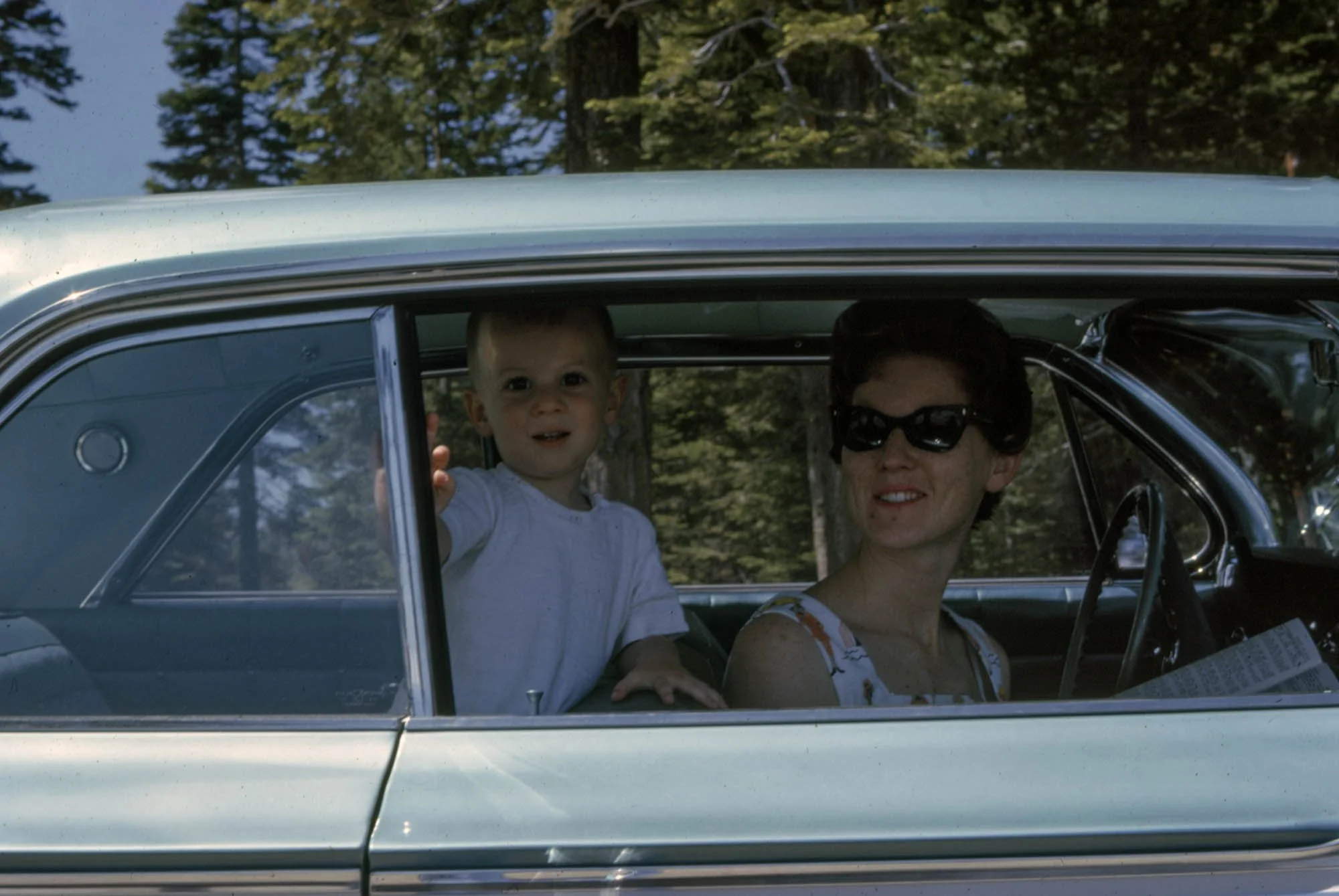 Ricky and Mom.
