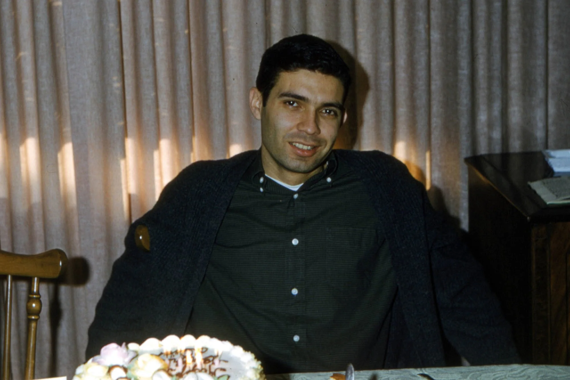 Dad's 24th birthday, Grandma and Grandpa's house, Sunnyvale.