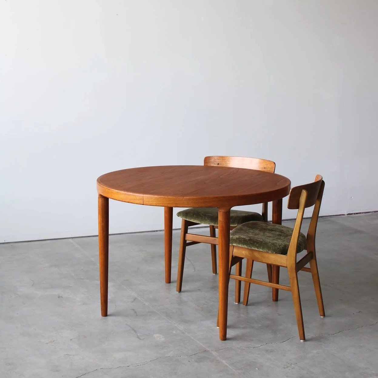 Mid century teak extending table, restored
