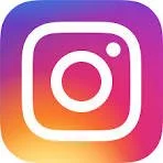 Instagram logo with a gradient orange, pink, purple, and yellow background