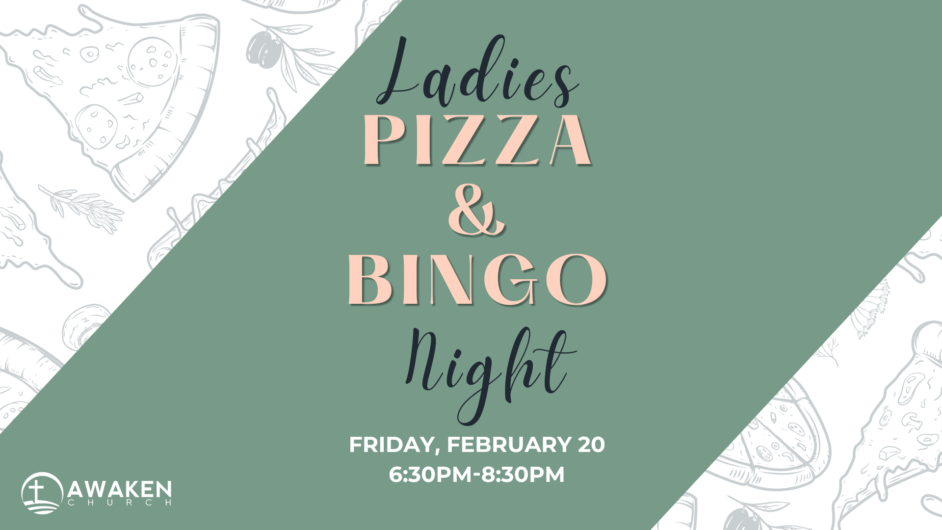 Awaken Women Pizza & Bingo 