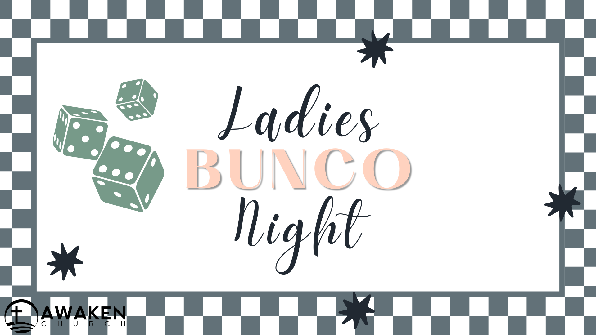 Awaken Women Bunco Game Night