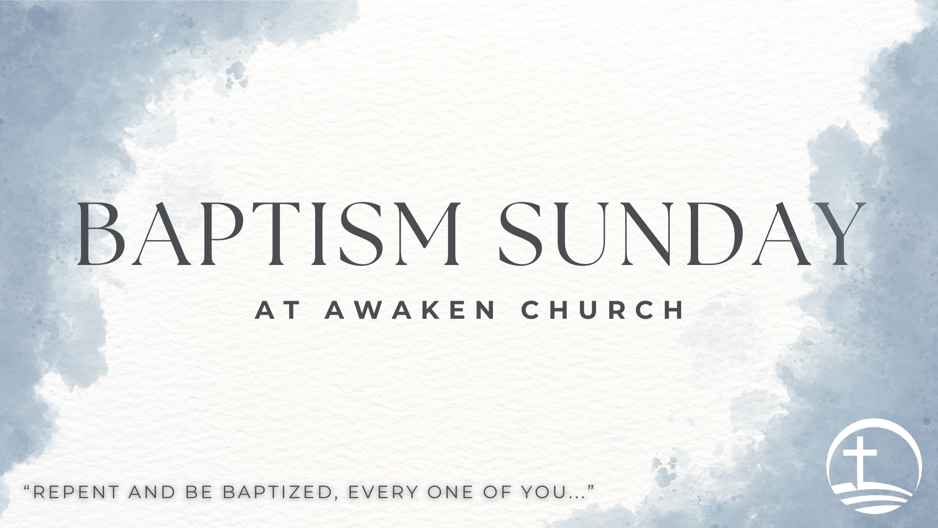 Baptism Sunday