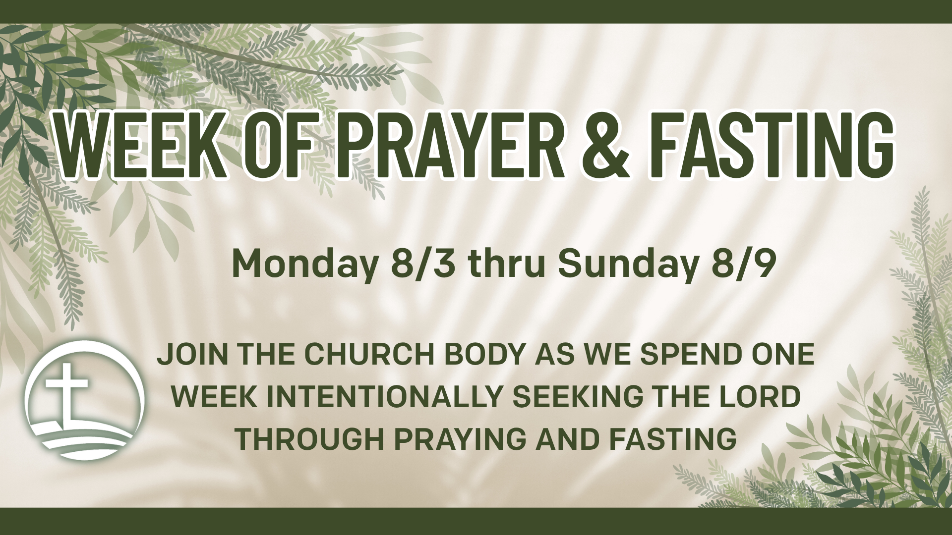 Week of Prayer and Fasting