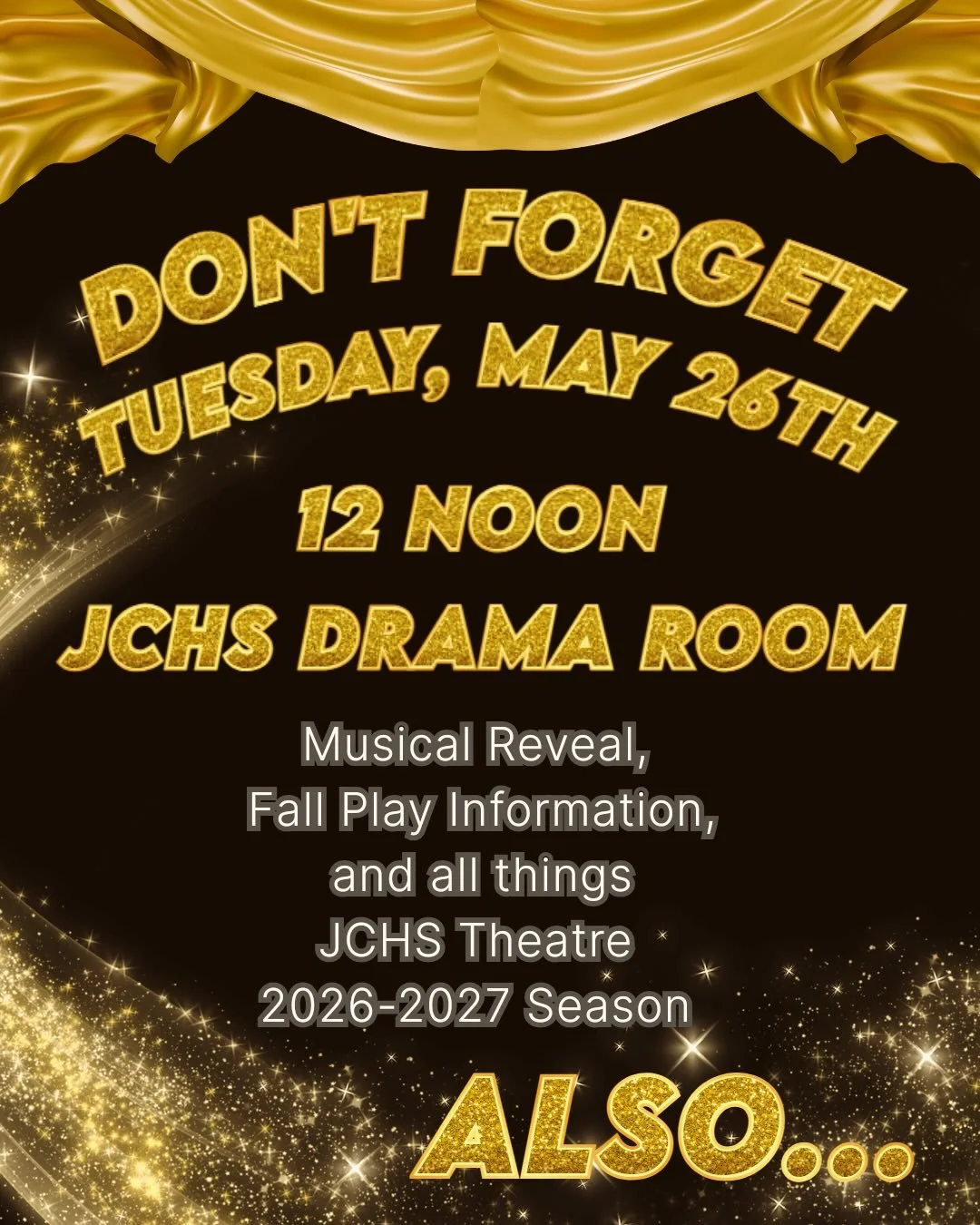 Hope to see you there! Let us know what questions you have!